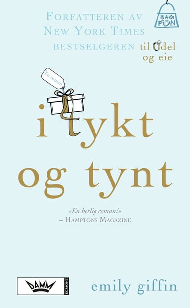 Omslag av "I tykt og tynt"