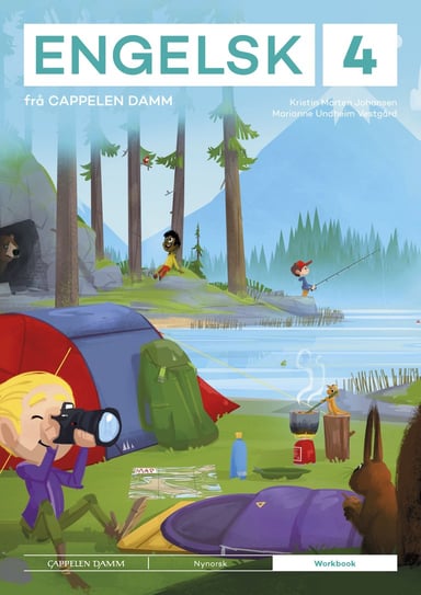 Omslag av "Engelsk 4 frå Cappelen Damm Workbook"