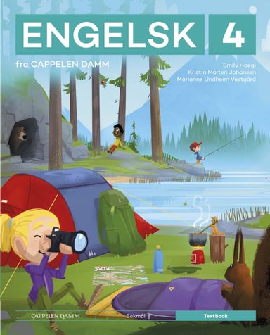 Omslag av "Engelsk 4 fra Cappelen Damm Textbook"