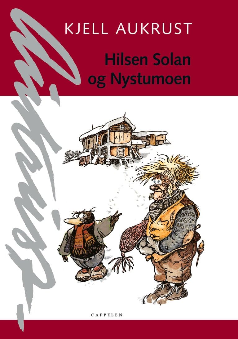 Omslag Hilsen Solan og Nystumoen av Kjell Aukrust (Innbundet)