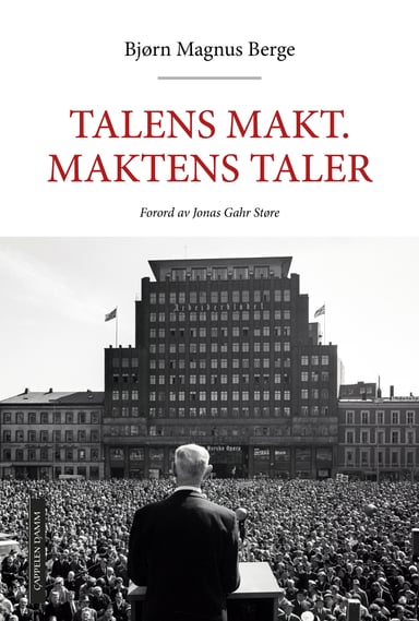 Omslag av "Talens makt, maktens taler"