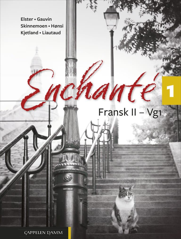 Omslag Enchanté 1 (LK20) av Clélia Elster, Maria Gauvin, Siri Skinnemoen, Hilda Hønsi, Claire Kjetland og Sébastien Liautaud (Innbundet)