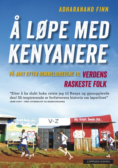 Omslag av "Å løpe med kenyanere"