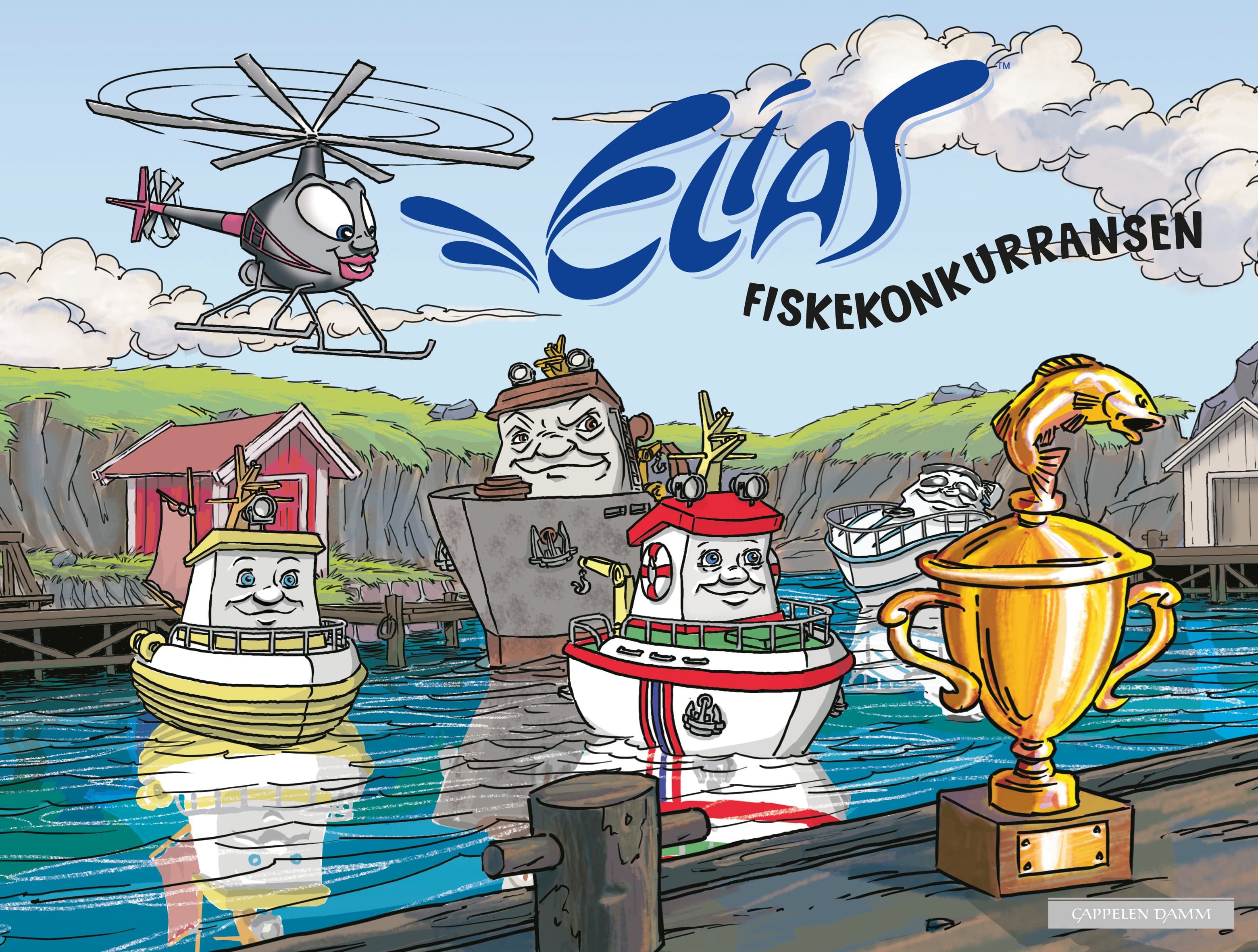 Omslag Elias - Fiskekonkurransen av Filmkameratene A/S (Innbundet)