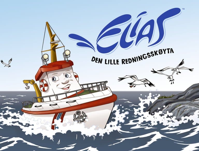 Omslag Elias - den lille redningsskøyta av Filmkameratene A/S (Innbundet)