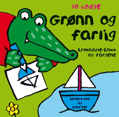 Omslag av "Krokodille-Knut - Grønn og farlig"