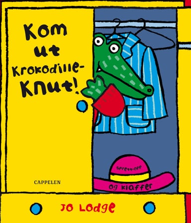 Omslag av "Kom ut Krokodille-Knut!"