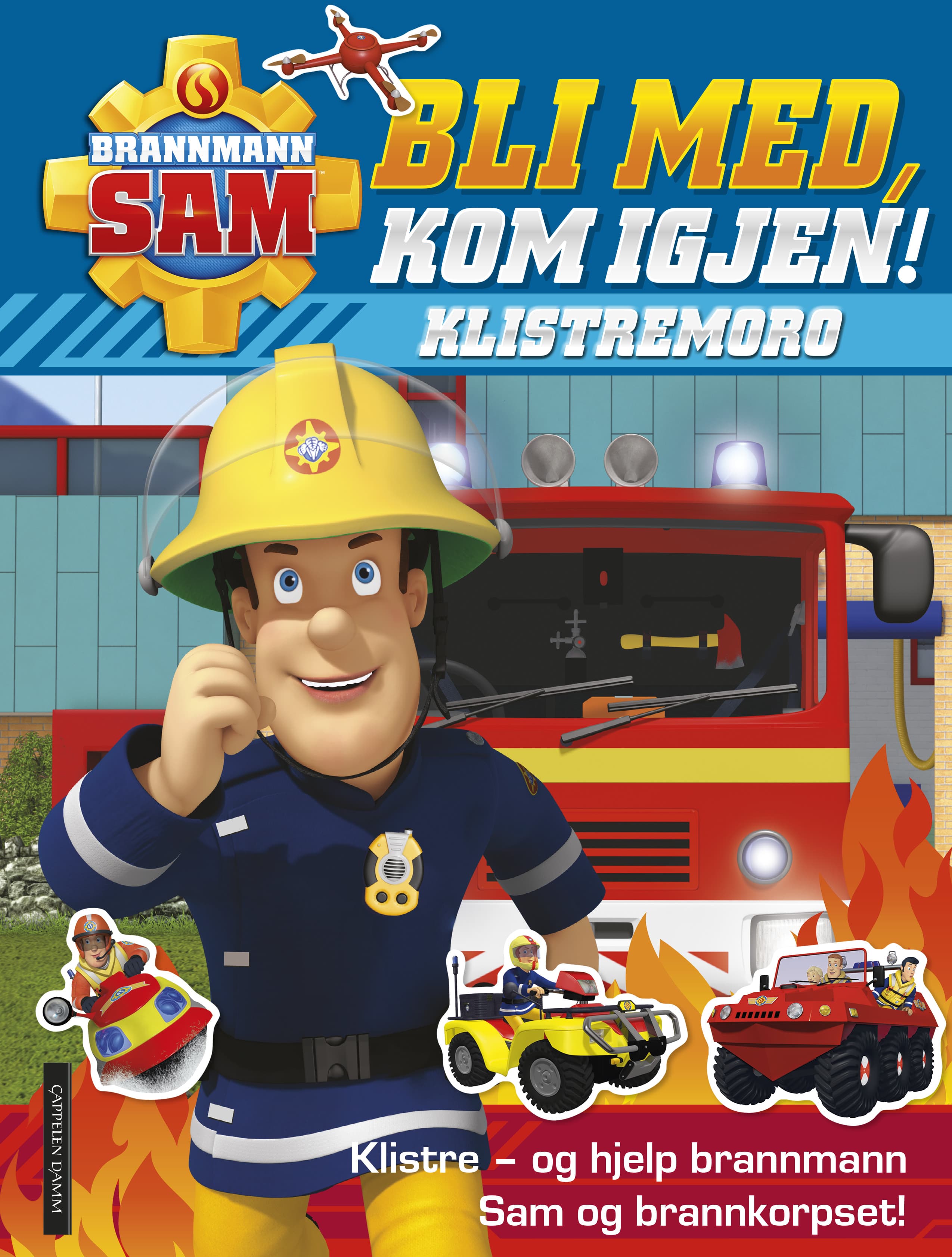 Omslag Brannmann Sam: Bli med, kom igjen! (Heftet)