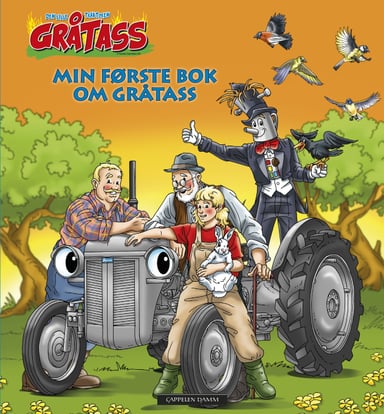 Omslag av "Min første bok om Gråtass"