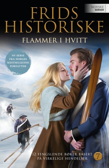 Omslag av "Flammer i hvitt"