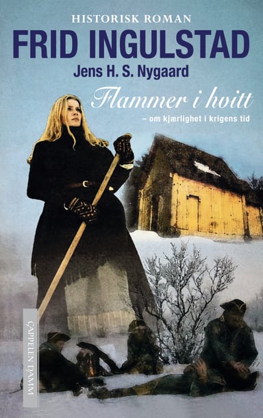 Omslag av "Flammer i hvitt"