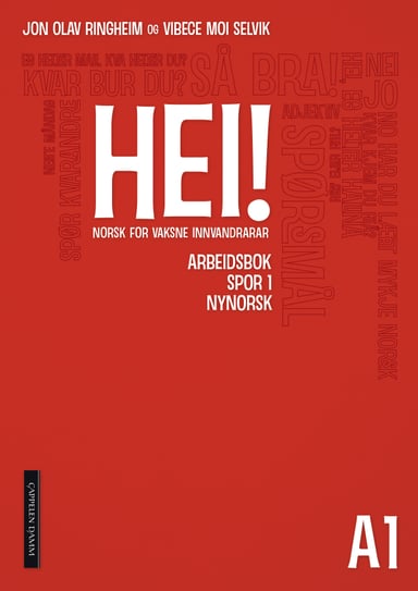 Omslag av "Hei! A1 Arbeidsbok spor 1, nynorsk"