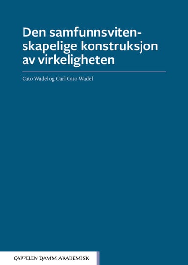 Omslag av "Den samfunnsvitenskapelige konstruksjon av virkeligheten"