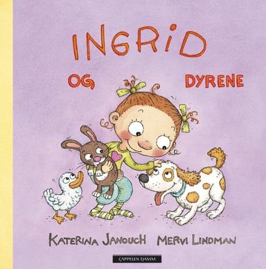 Omslag av "Ingrid og dyrene"