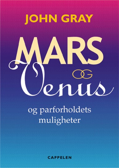 Omslag av "Mars og Venus og parforholdets mulighet."