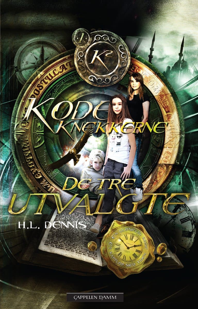 Omslag Kodeknekkerne - De tre utvalgte av H.L. Dennis (Innbundet)