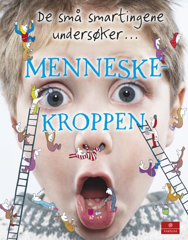Omslag av "De små smartingene undersøker ... menneskekroppen"