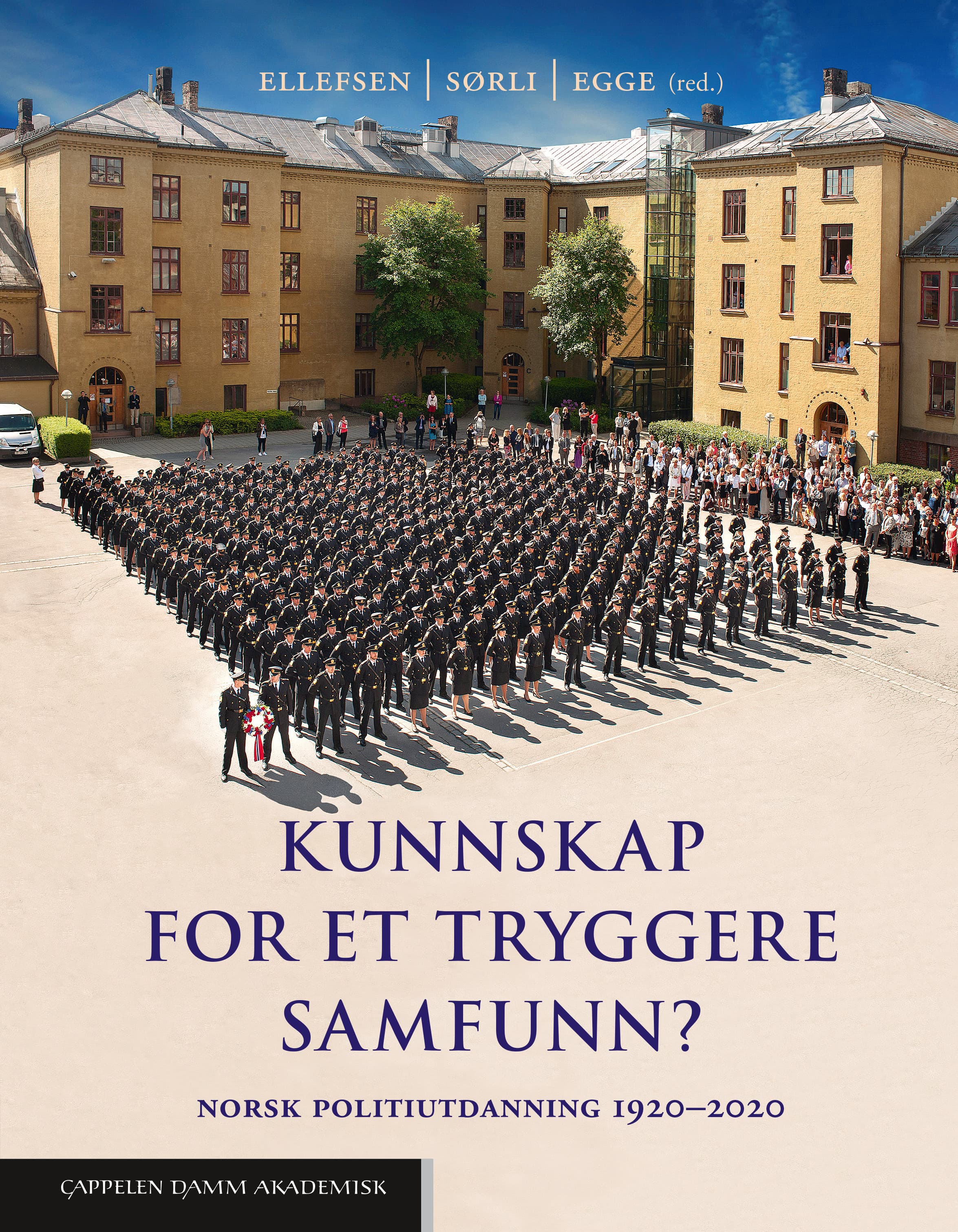 Omslag Kunnskap for et tryggere samfunn? av Hjørdis Birgitte Ellefsen, Vanja Lundgren Sørli og Marit Egge (red.) (Innbundet)
