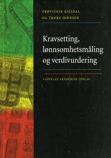 Omslag av "Kravsetting, lønnsomhetsmåling og verdivurdering"