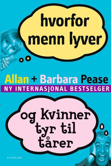 Omslag av "Hvorfor menn lyver og kvinner tyr til tårer"