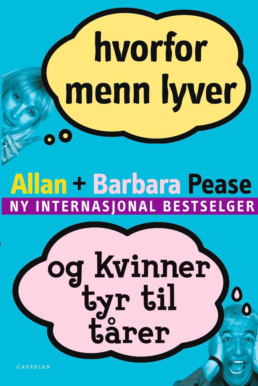 Omslag Hvorfor menn lyver og kvinner tyr til tårer av Pease, Allan / Pease, Barbara (Heftet)