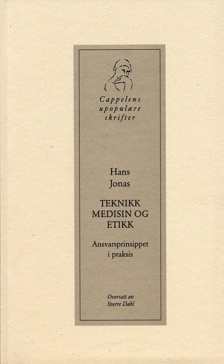 Omslag Teknikk, medisin og etikk av Hans Jonas (Heftet)