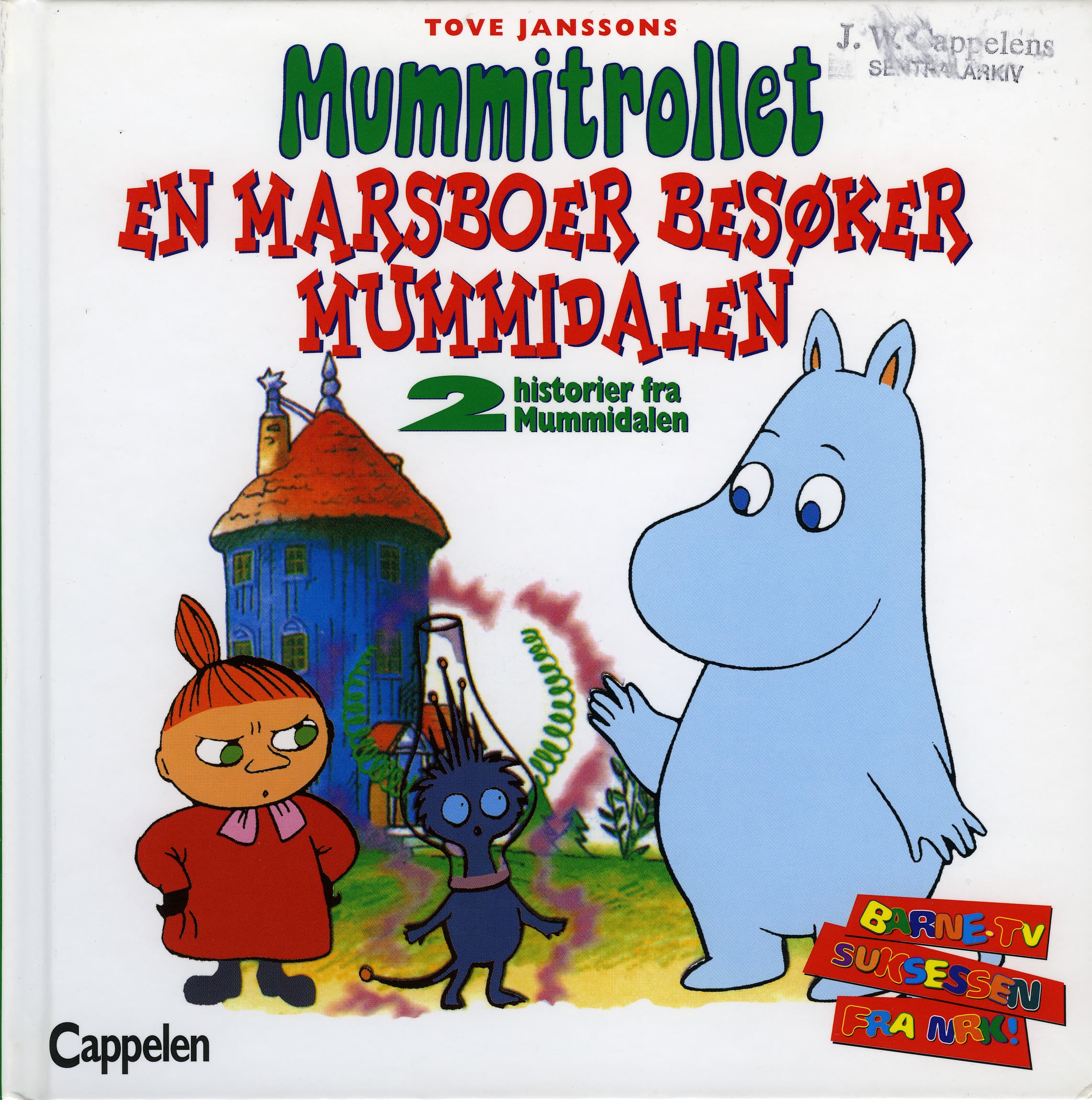 Omslag En marsboer besøker mummidalen av Tove Jansson (Innbundet)