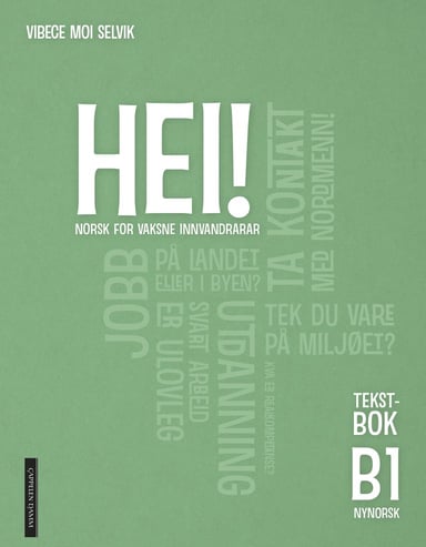 Omslag av "Hei! B1 Tekstbok Nynorsk"