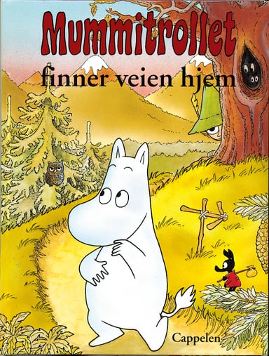 Omslag av "Mummitrollet finner veien hjem"