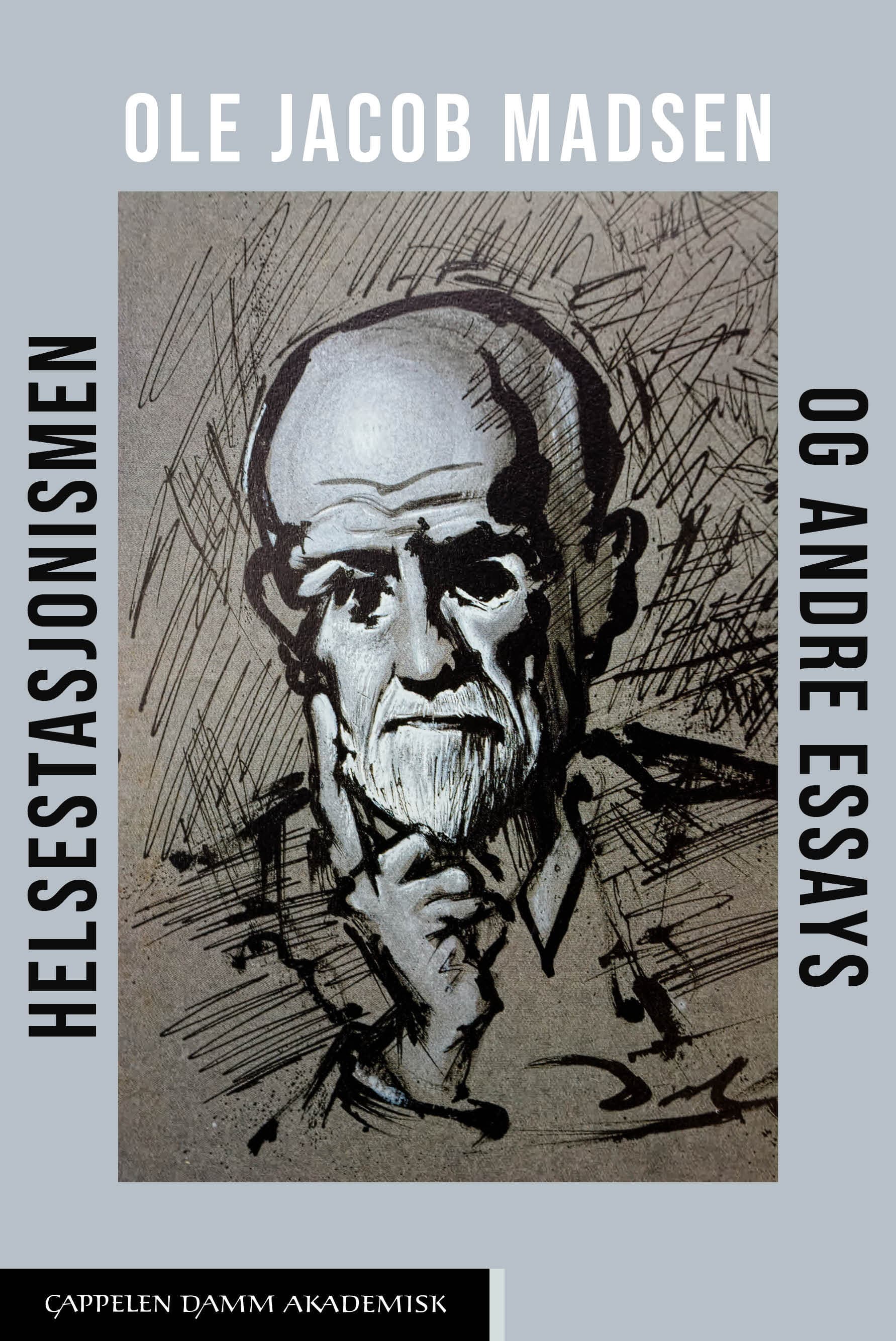 Omslag Helsestasjonismen og andre essays av Ole Jacob Madsen (Heftet)