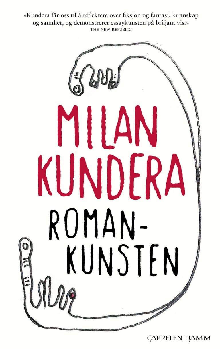 Omslag Romankunsten av Milan Kundera (Heftet)