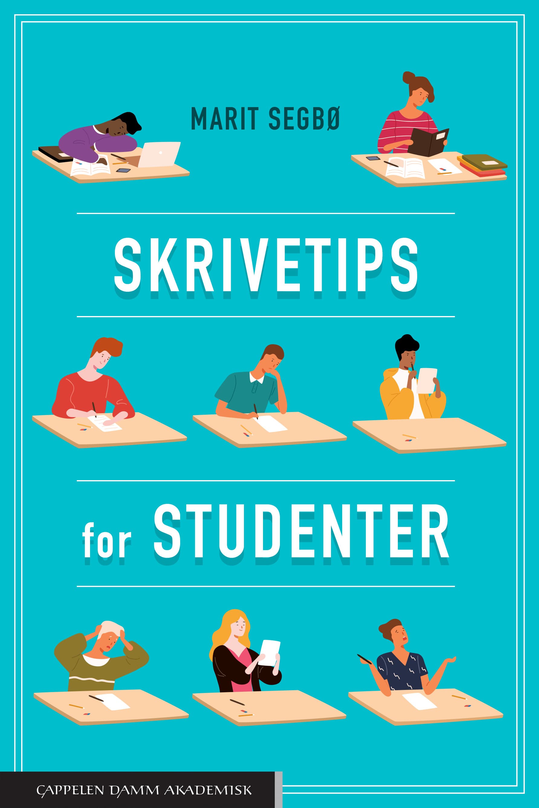 Omslag Skrivetips for studenter av Marit Segbø (Heftet)