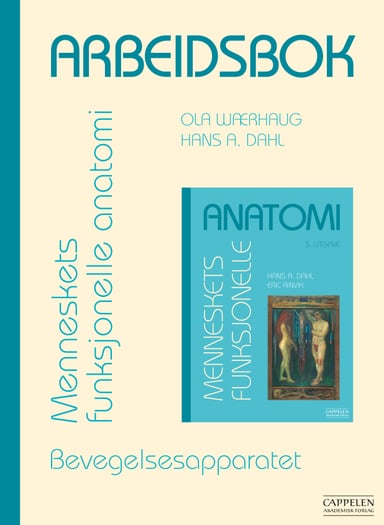 Omslag av "Arbeidsbok - Menneskets funksjonelle anatomi"