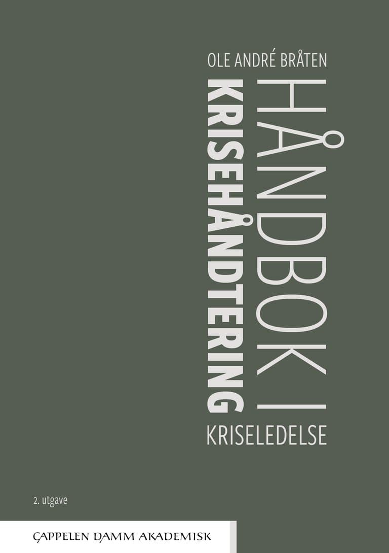 Omslag Håndbok i krisehåndtering av Ole André Bråten (Ebok)