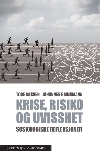 Omslag av "Krise, risiko og uvisshet"