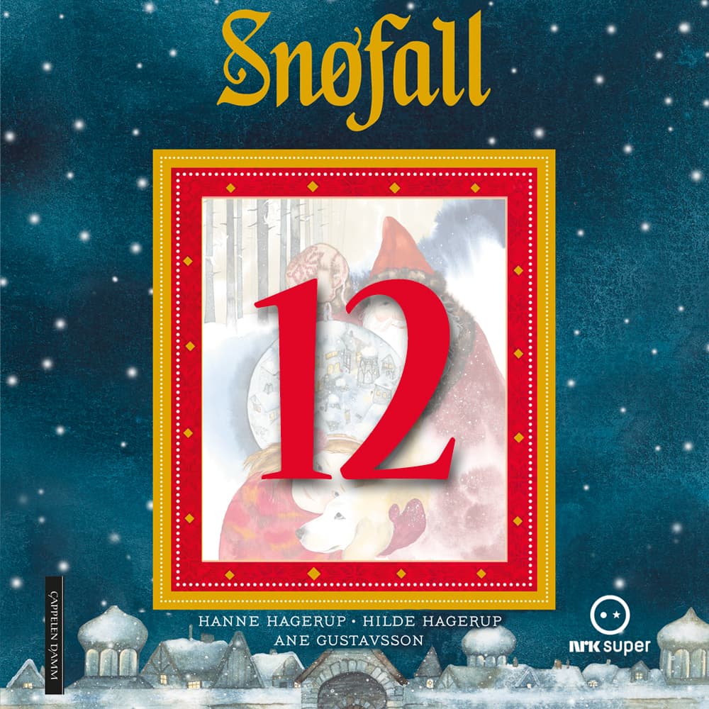 Omslag Snøfall 12. desember av Hanne Hagerup og Hilde Hagerup (Lydbok)