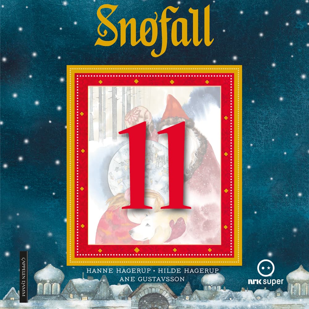 Omslag Snøfall 11. desember av Hanne Hagerup og Hilde Hagerup (Lydbok)