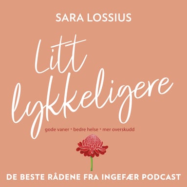Omslag av "Litt lykkeligere - De beste rådene fra Ingefær podcast"