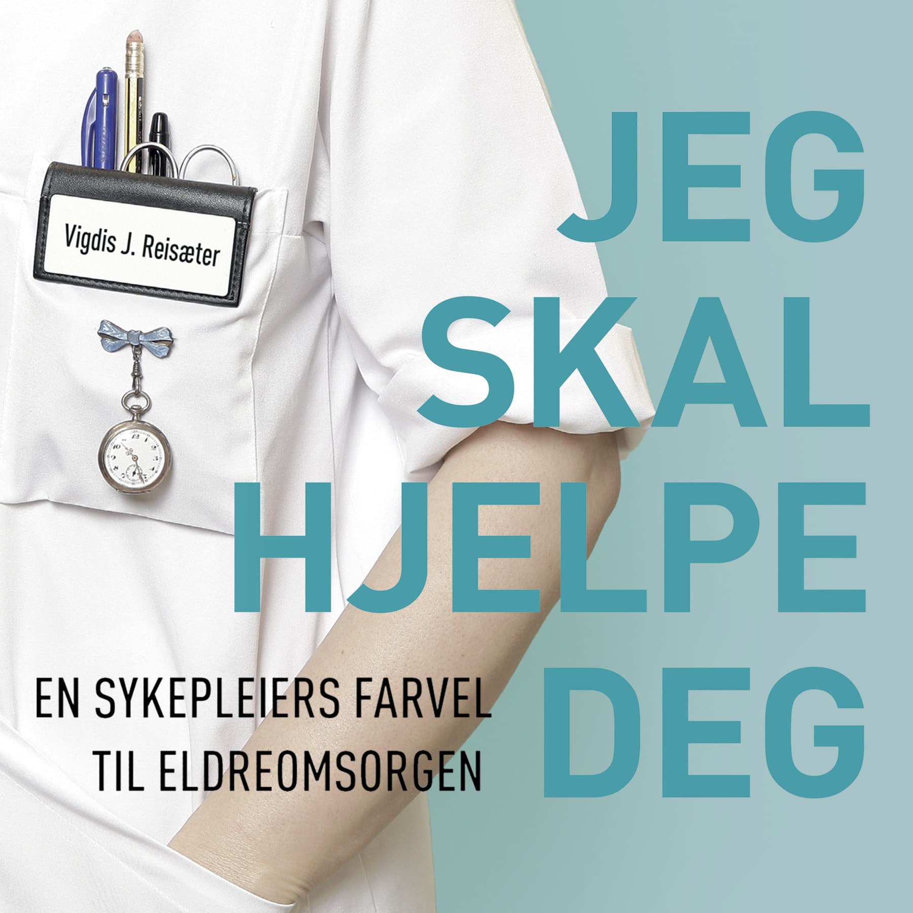 Omslag Jeg skal hjelpe deg - En sykepleiers farvel til eldreomsorgen av Vigdis J. Reisæter (Lydbok)