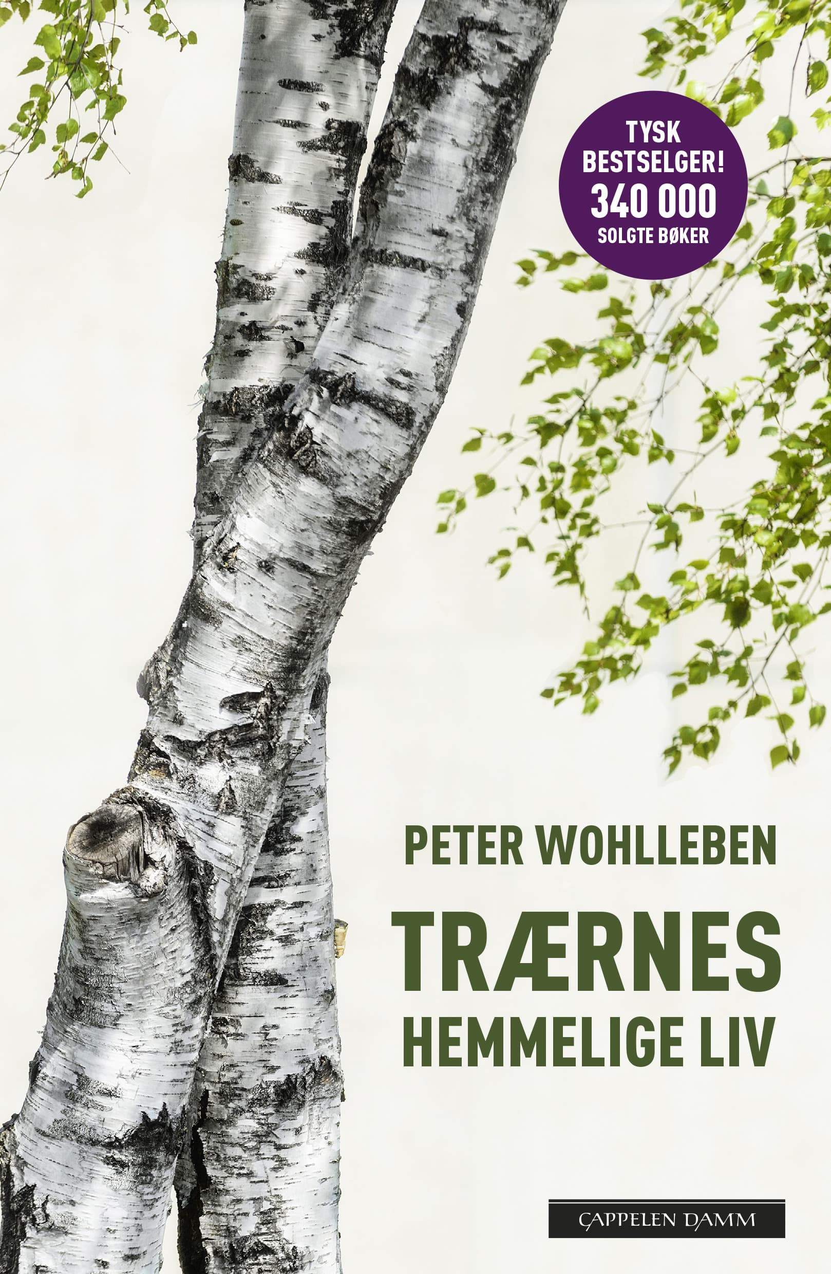 Omslag Trærnes hemmelige liv av Peter Wohlleben (Ebok)