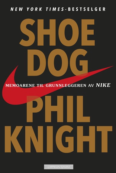 Omslag av "Shoe dog"