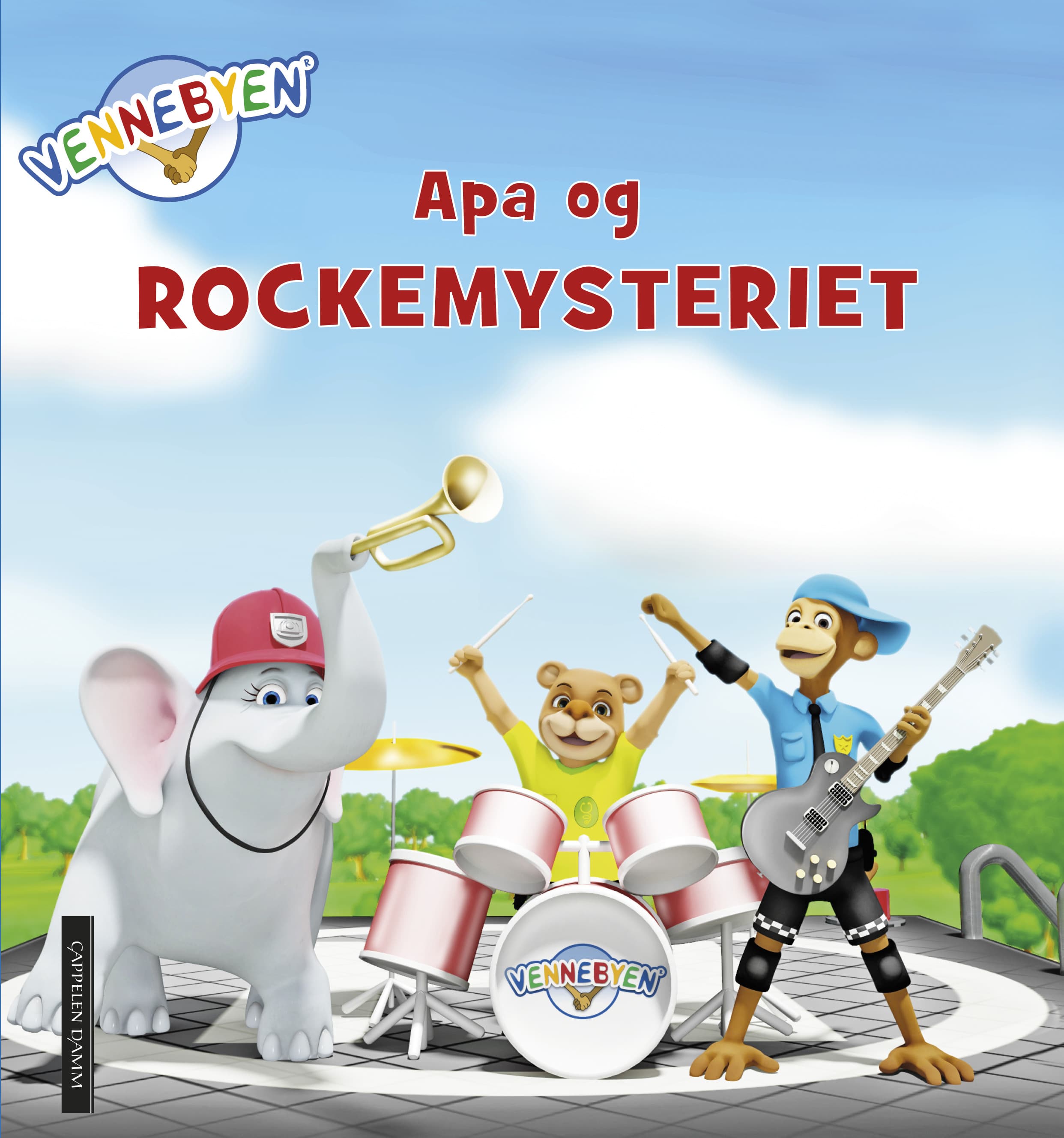 Omslag Vennebyen - Apa og rockemysteriet av City of Friends AS (Lydbok)