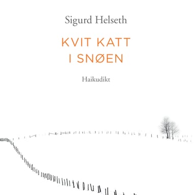 Omslag av "Kvit katt i snøen - Haikudikt"
