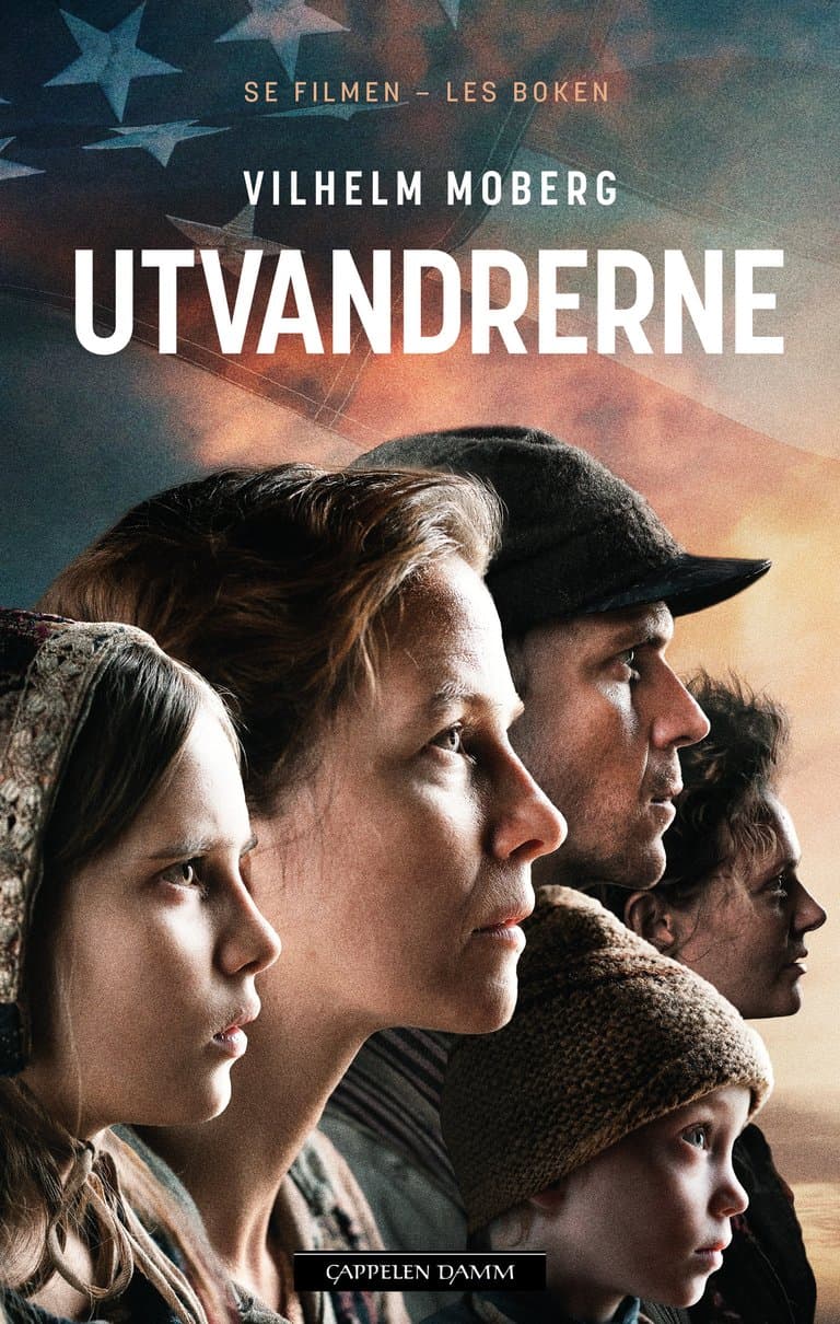 Omslag Utvandrerne av Vilhelm Moberg (Heftet)