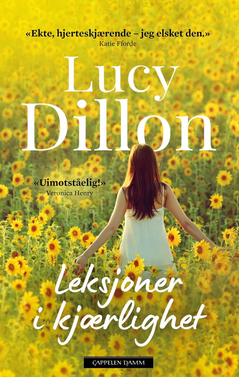 Omslag Leksjoner i kjærlighet av Lucy Dillon (Innbundet)