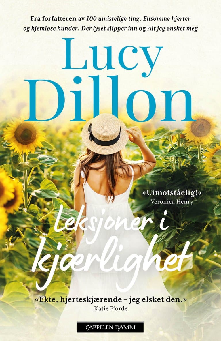 Omslag Leksjoner i kjærlighet av Lucy Dillon (Heftet)