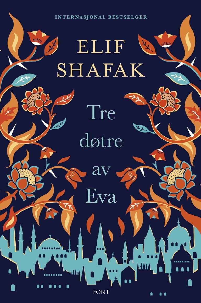 Omslag Tre døtre av Eva av Elif Shafak (Innbundet)