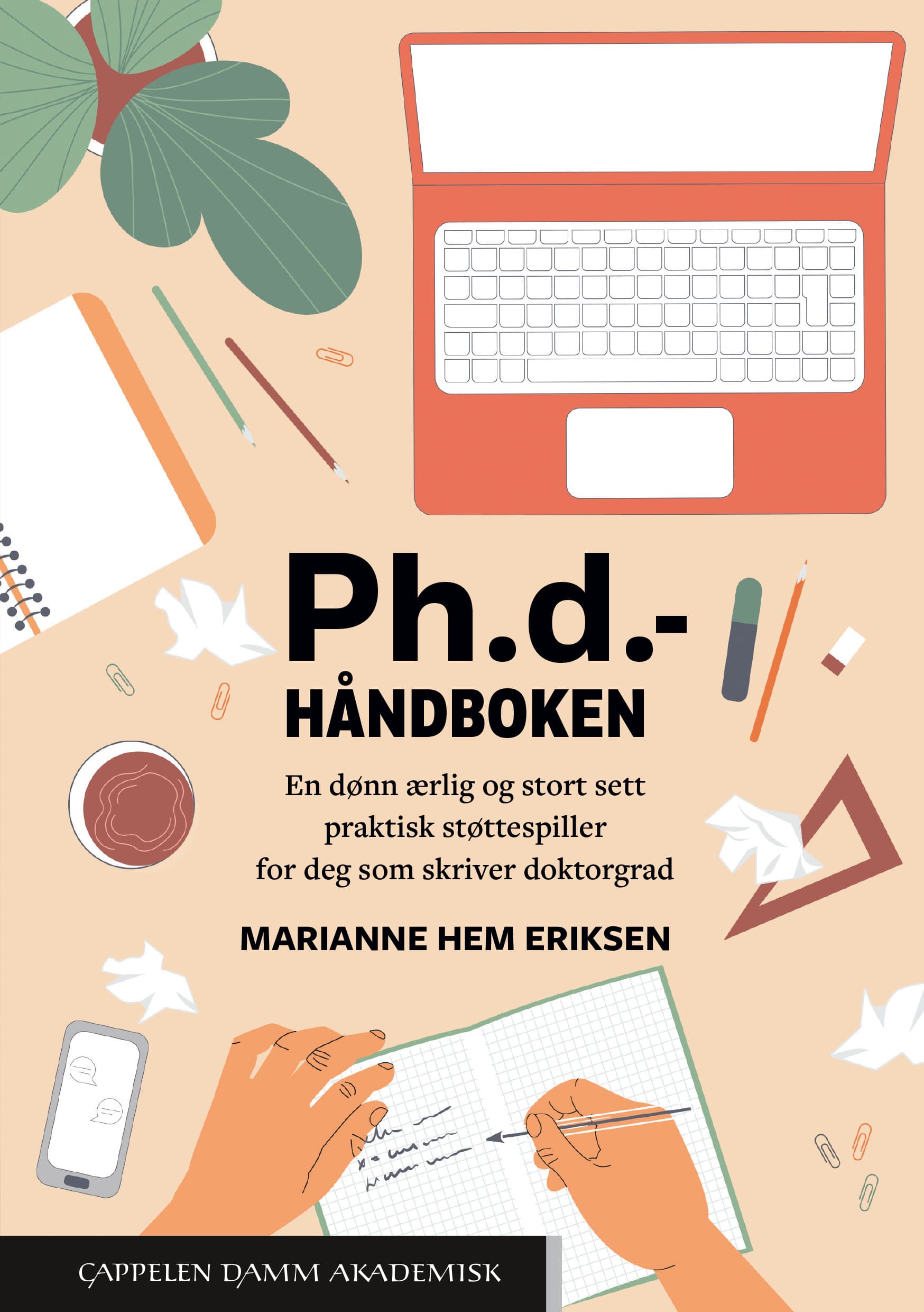 Omslag Ph.d.-håndboken av Marianne Hem Eriksen (Ebok)