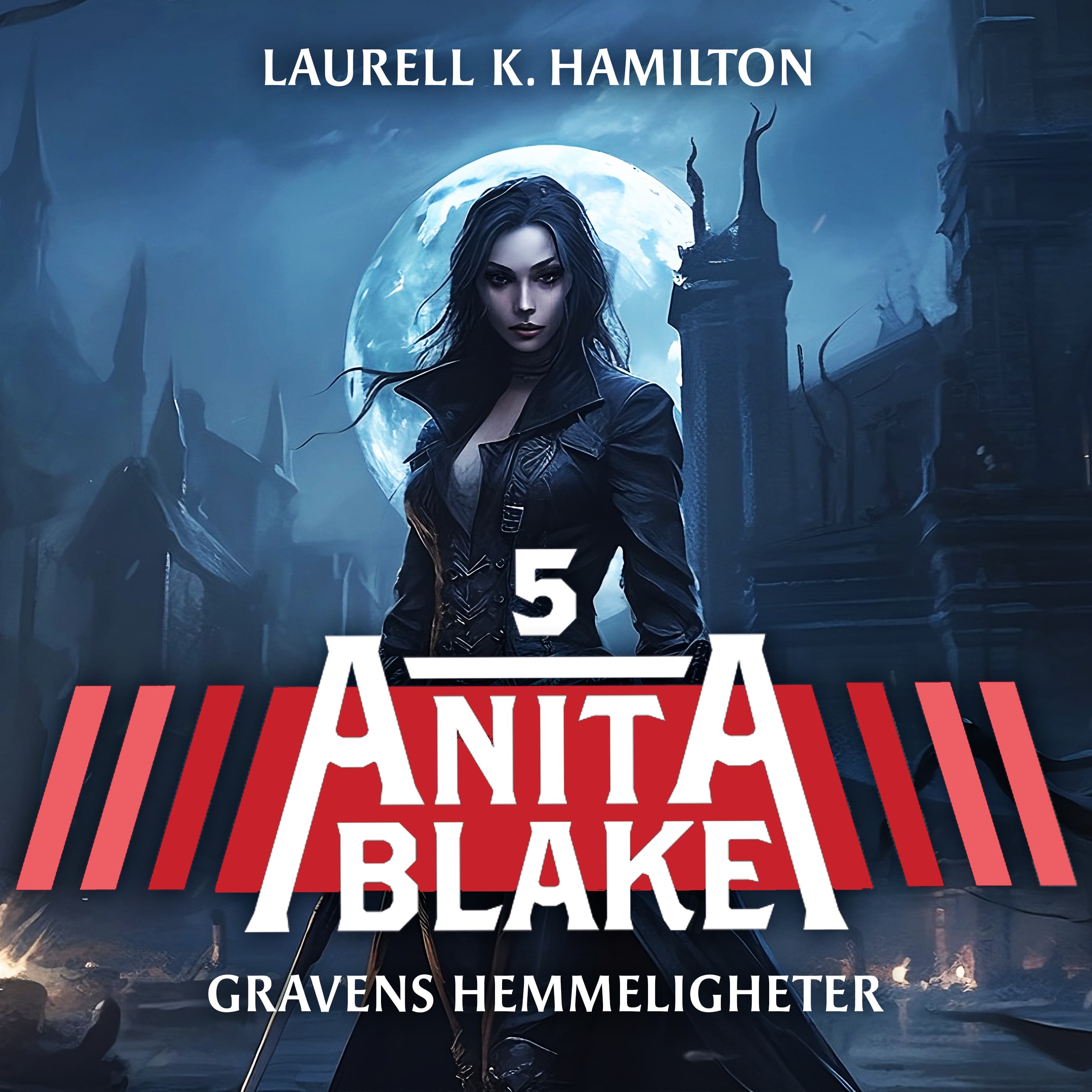 Omslag Gravens hemmeligheter av Laurell K. Hamilton (Lydbok)