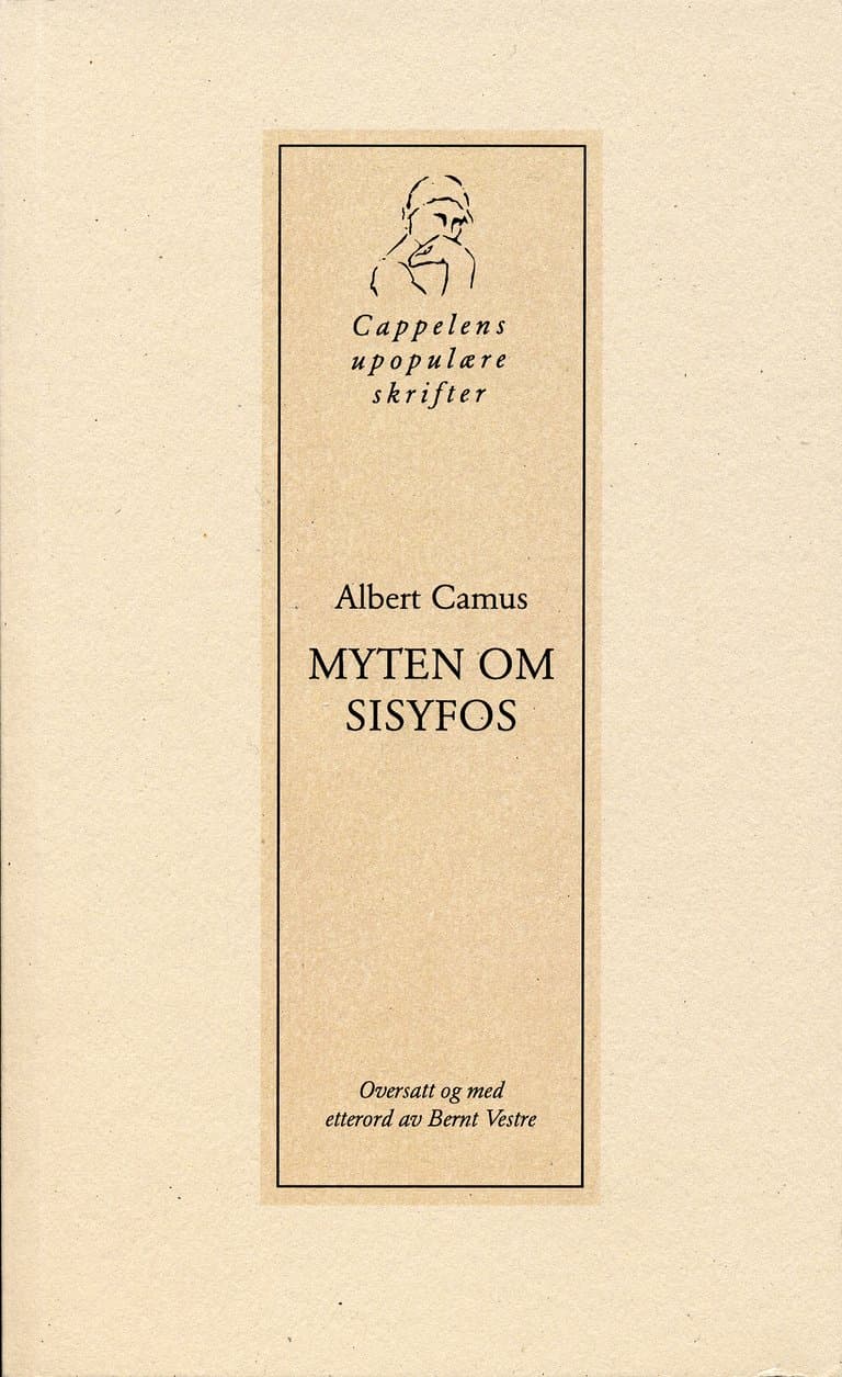 Omslag Myten om Sisyfos av Albert Camus (Heftet)